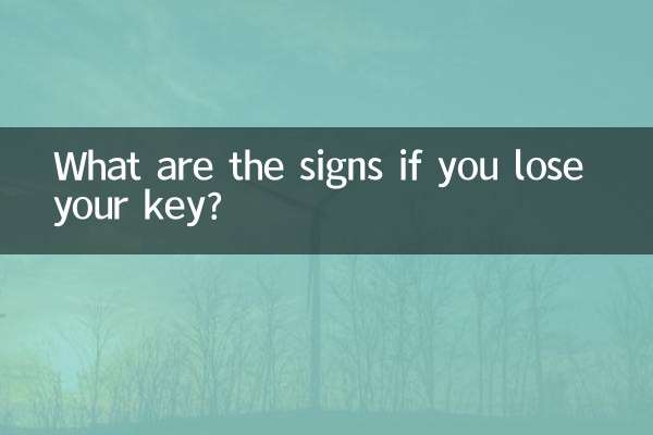 ¿Cuáles son las señales si pierdes tu llave?