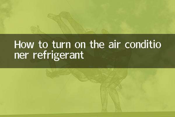 So schalten Sie das Kältemittel der Klimaanlage ein