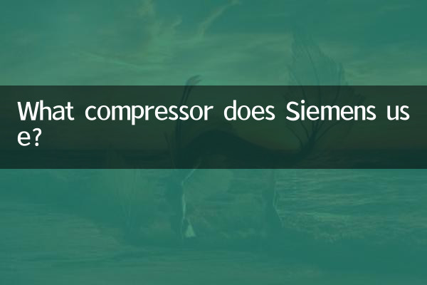 Siemens는 어떤 압축기를 사용합니까?