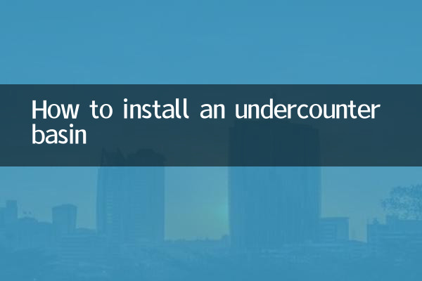 نحوه نصب حوضچه زیر پیشخوان