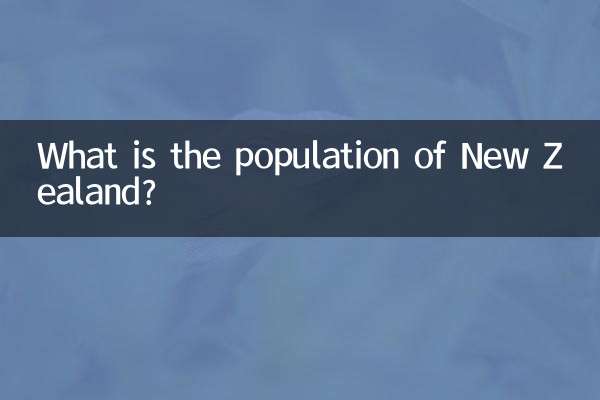 新西兰有多少人口