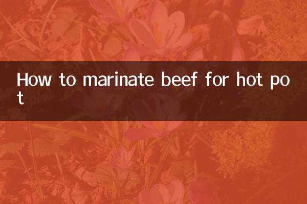 Come marinare la carne per una pentola calda