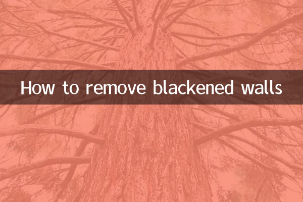 Como remover paredes enegrecidas