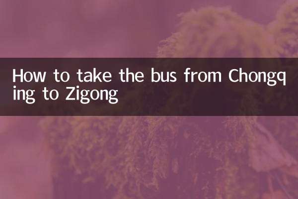 How to take the bus from Chongqing to Zigong