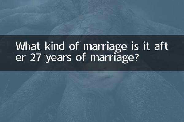 Какой это брак после 27 лет брака?