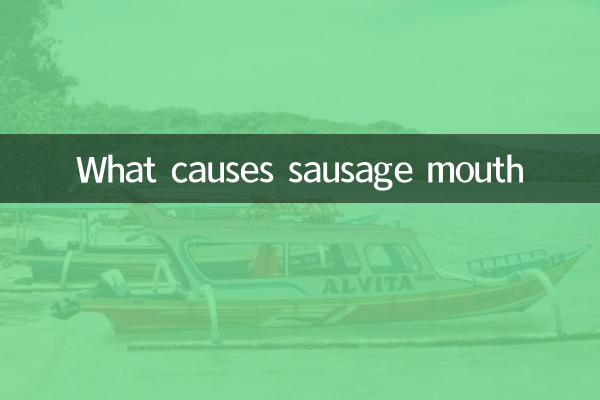 O que causa a boca de salsicha