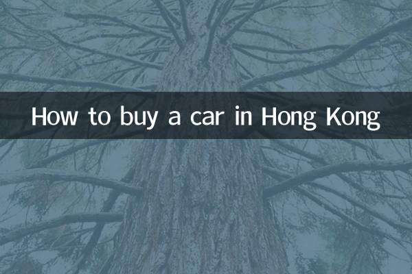 So kaufen Sie ein Auto in Hongkong