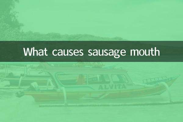 O que causa a boca de salsicha