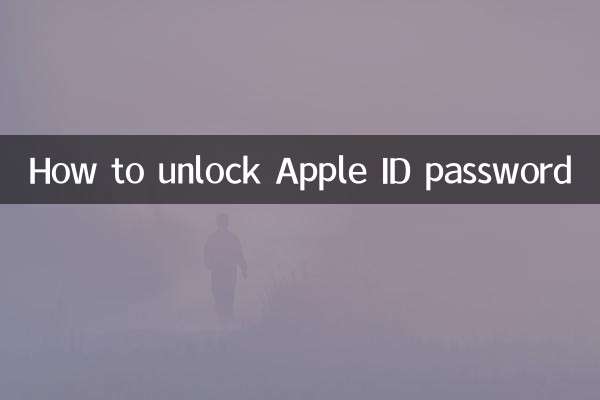 蘋果的id密碼怎麼解鎖