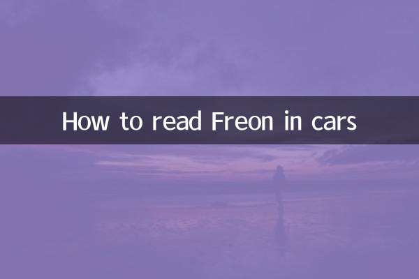 怎么看车氟利昂