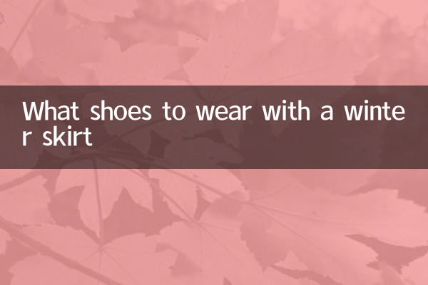 冬のスカートにはどんな靴を履くべきか