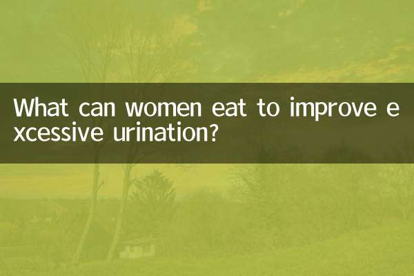 O que as mulheres podem comer para melhorar a micção excessiva?