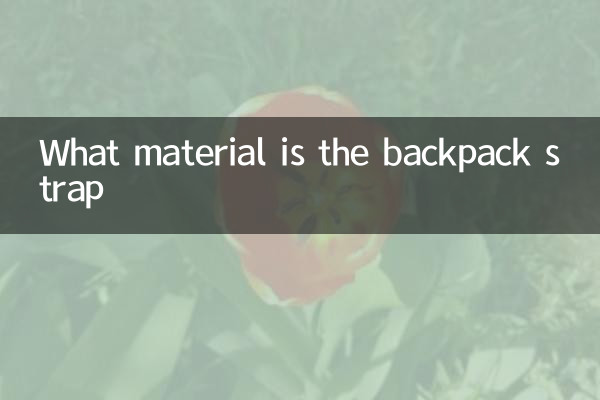 What material is the backpack strap
