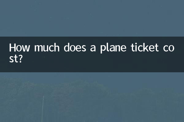 How much does a plane ticket cost?
