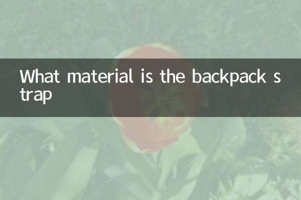 What material is the backpack strap