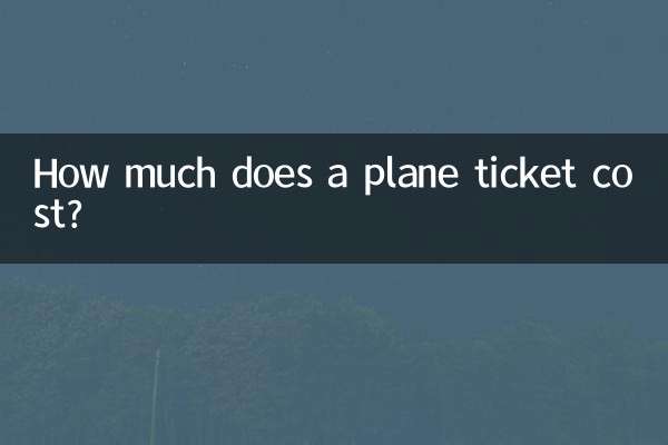 How much does a plane ticket cost?
