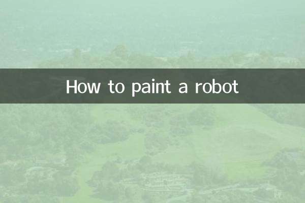 Wie man einen Roboter bemalt