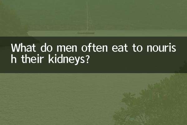 O que os homens costumam comer para nutrir os rins?
