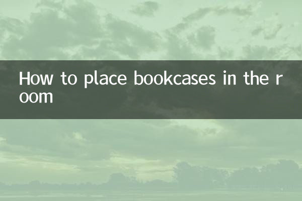 Comment placer des bibliothèques dans la pièce