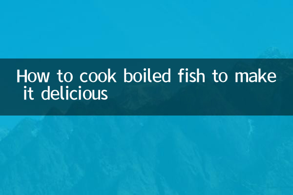 Como cozinhar peixe cozido para ficar delicioso