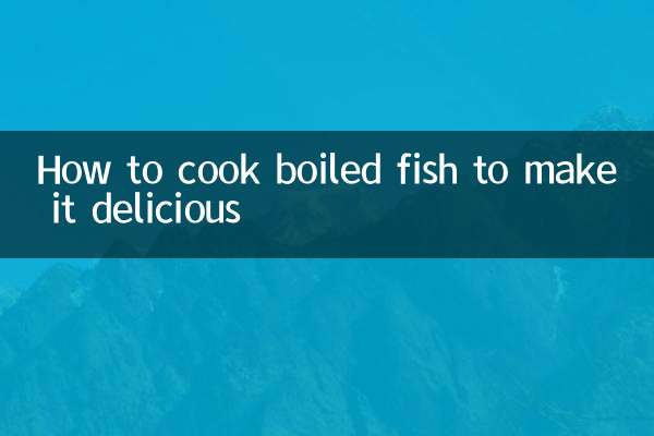 Como cozinhar peixe cozido para ficar delicioso