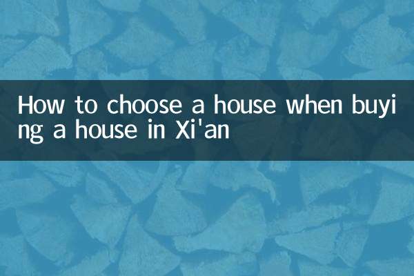 Comment choisir une maison lors de l'achat d'une maison à Xi'an