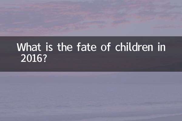 2016 میں بچوں کی قسمت کیا ہے؟