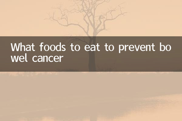 Quali cibi mangiare per prevenire il cancro all'intestino