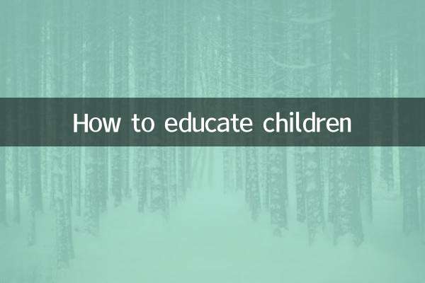 Wie man Kinder erzieht