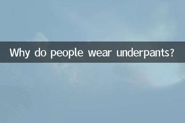 لماذا يرتدي الناس السراويل الداخلية؟
