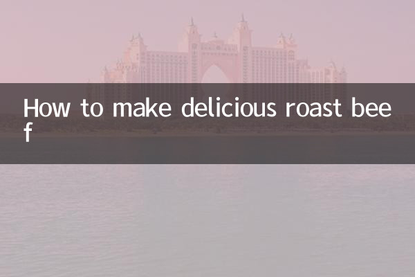 Como fazer um delicioso rosbife