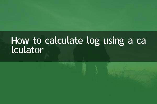 So berechnen Sie das Protokoll mit einem Taschenrechner