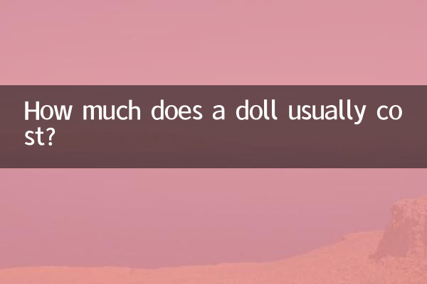 आमतौर पर एक गुड़िया की कीमत कितनी होती है?