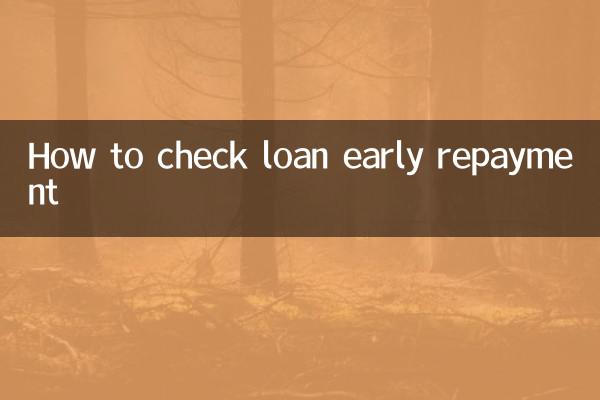 قرض کی ابتدائی ادائیگی کی جانچ کیسے کریں