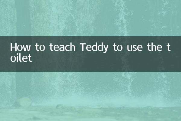 How to teach Teddy to use the toilet