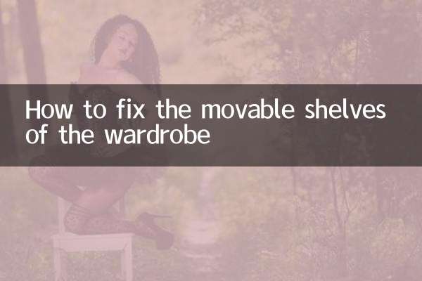How to fix the movable shelves of the wardrobe