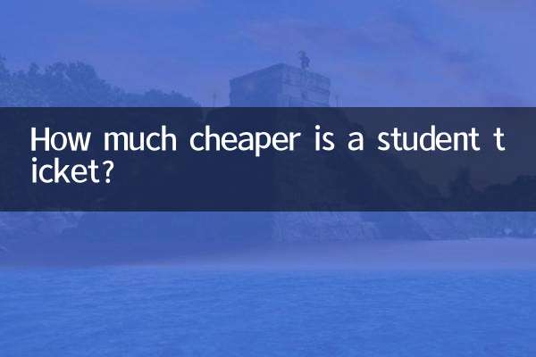 ¿Cuánto más barato es un billete de estudiante?