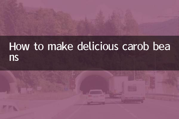 Come preparare delle deliziose carrube