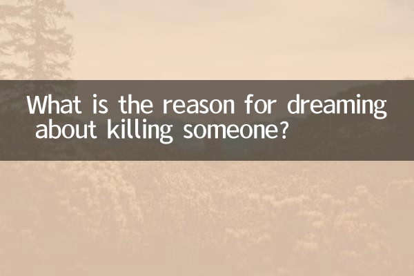 किसी को मारने का सपना देखने का क्या कारण है?