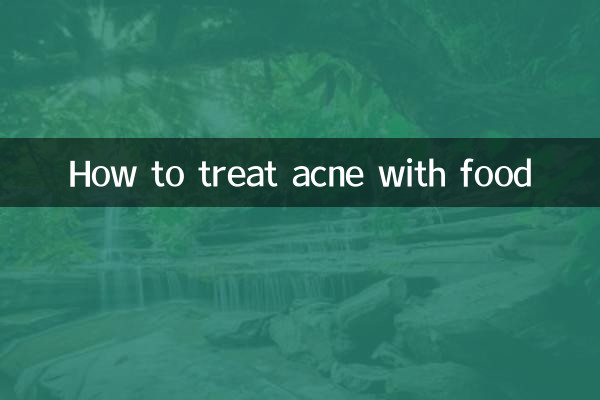 Como tratar a acne com comida
