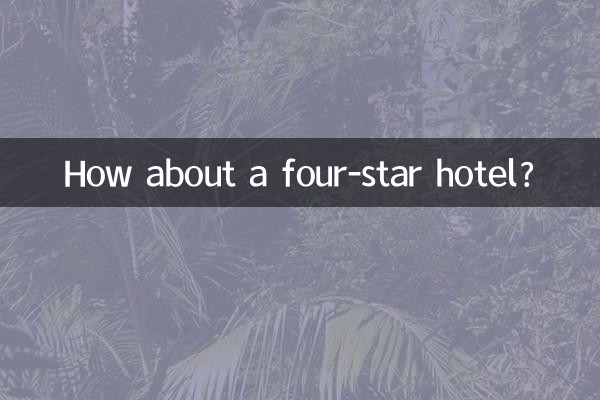 চার তারকা হোটেলে কেমন হয়?