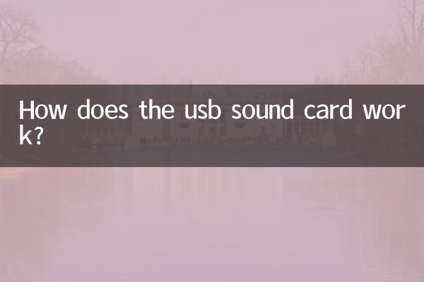 কিভাবে ইউএসবি সাউন্ড কার্ড কাজ করে?