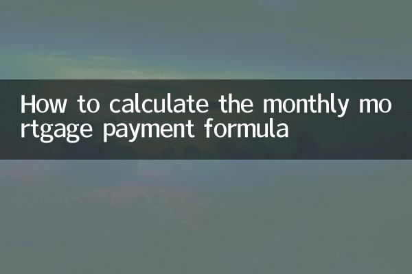 So berechnen Sie die monatliche Hypothekenzahlungsformel