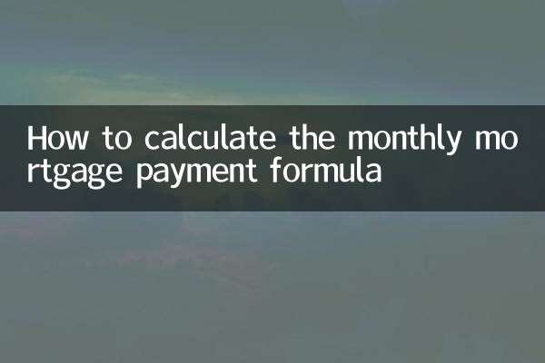 Como calcular a fórmula de pagamento mensal da hipoteca
