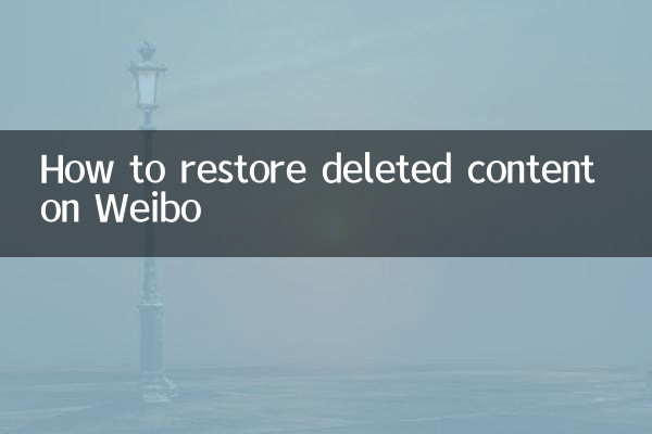 So stellen Sie gelöschte Inhalte auf Weibo wieder her