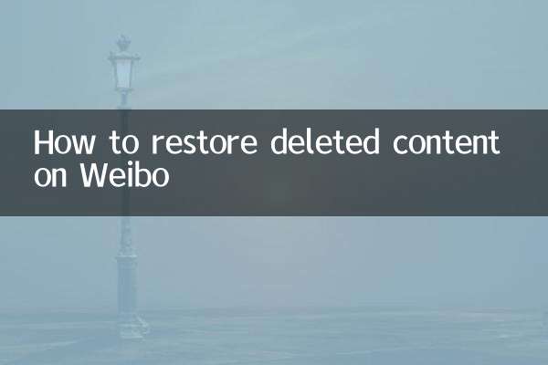 So stellen Sie gelöschte Inhalte auf Weibo wieder her