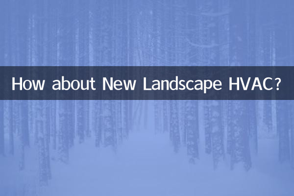 Que tal o novo HVAC paisagístico?