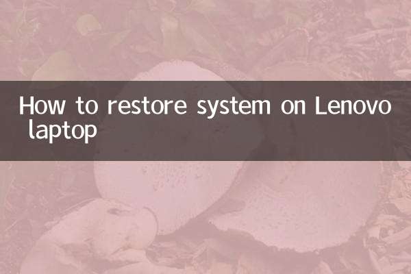 Come ripristinare il sistema sul laptop Lenovo