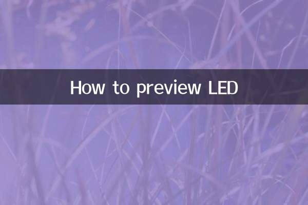 Como visualizar o LED