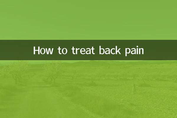 So behandeln Sie Rückenschmerzen